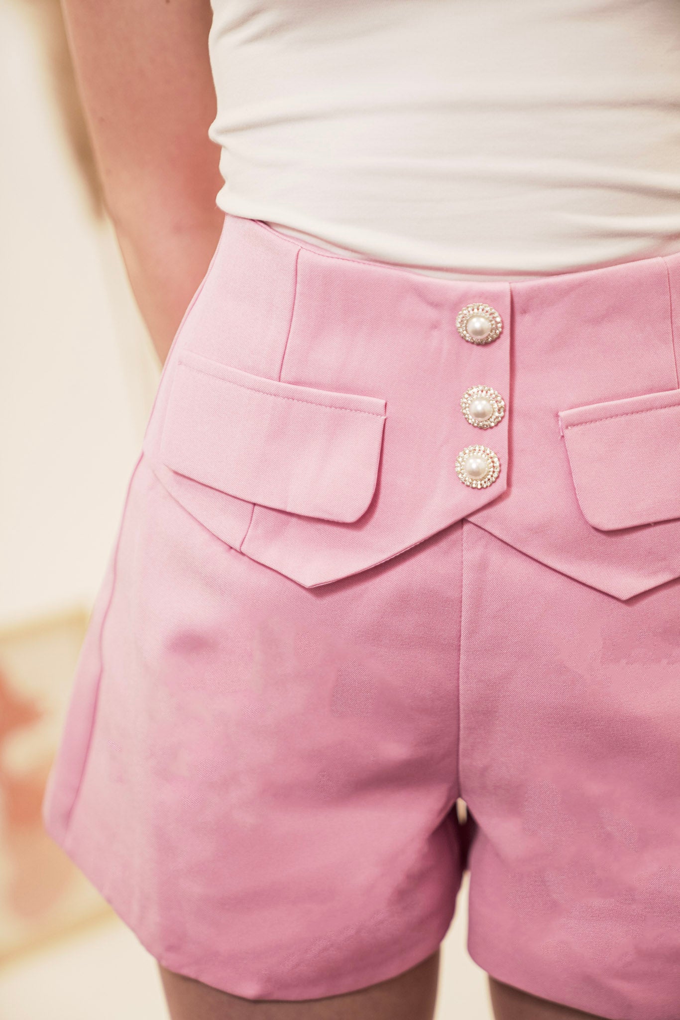 SHEILA kratke hlače roza